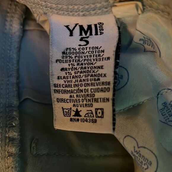 YMI distressed denim shorts size 5 - Picture 5 of 5